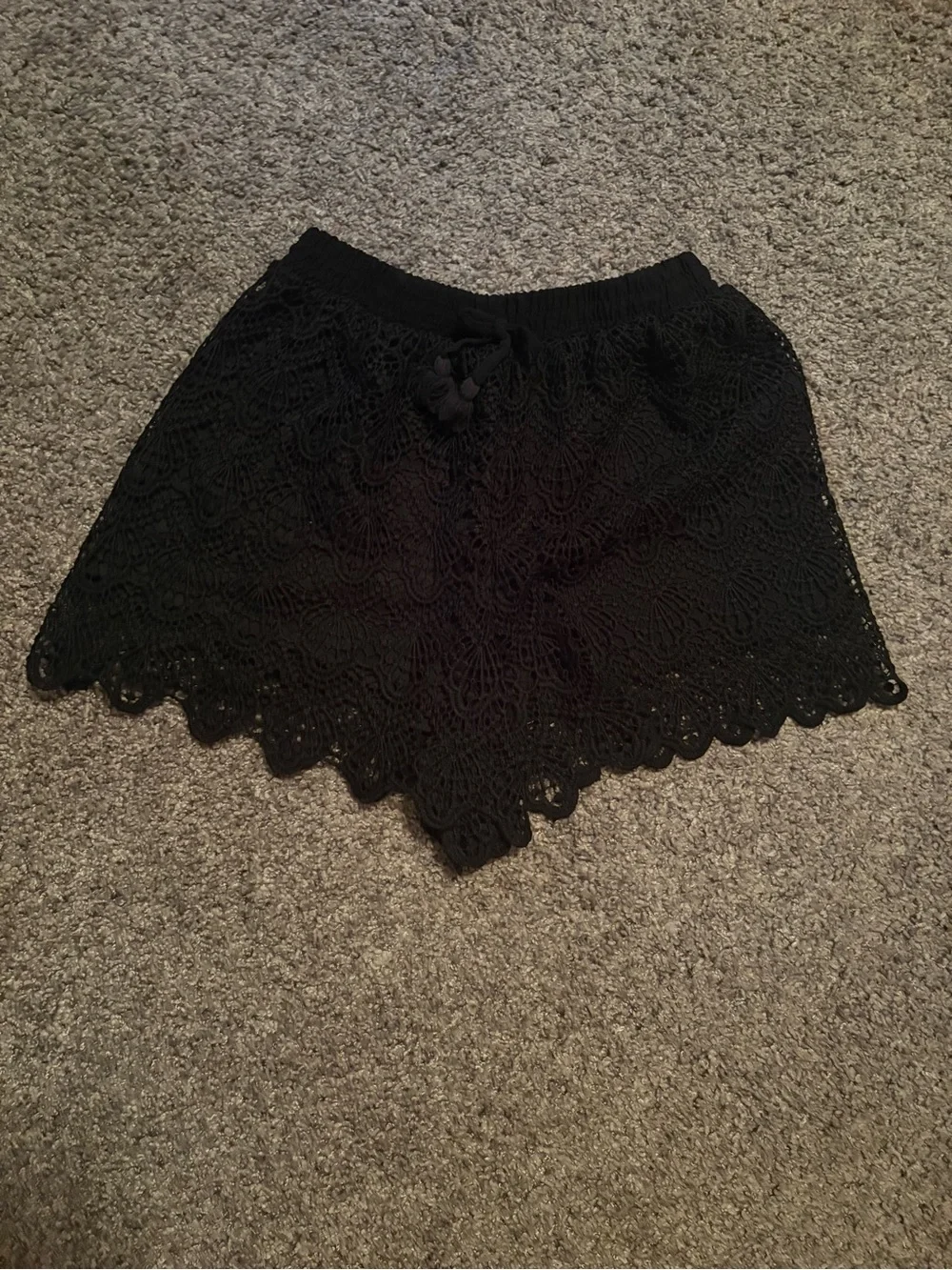 Art Class Black Lace XL Skort